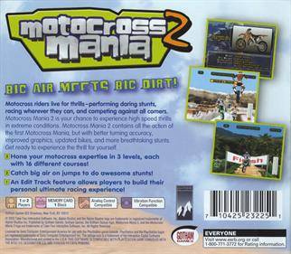 Motocross Mania 2 - Box - Back Image