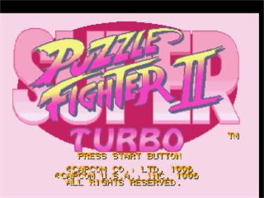 Super Puzzle Fighter II Turbo - Screenshot - Game Title Image