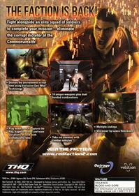 Red Faction II - Box - Back Image