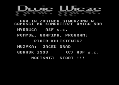 Dwie Wieze - Screenshot - Game Title Image