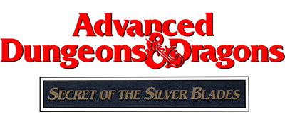 Advanced Dungeons & Dragons: Secret of the Silver Blades - Clear Logo Image
