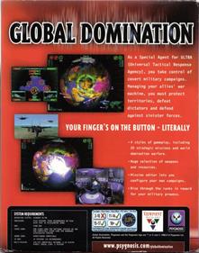 Global Domination - Box - Back Image