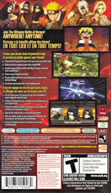 Naruto: Ultimate Ninja Heroes - Box - Back Image