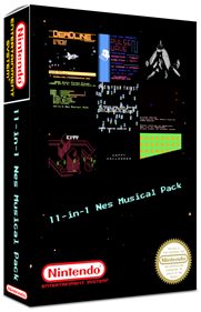 11-in-1 NES Musical Pack - Box - 3D Image