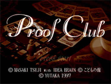 Proof Club - Screenshot - Game Title Image