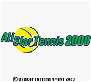 All Star Tennis 2000 - Screenshot - Game Title Image