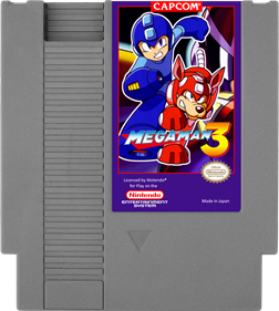 Mega Man 3 - Fanart - Cart - Front Image