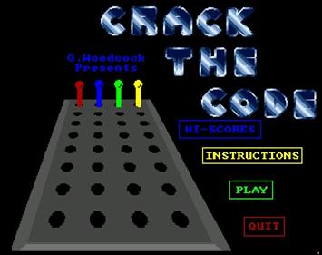 Crack the Code - Screenshot - Game Title Image