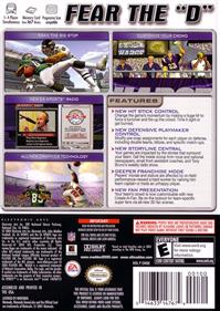 Madden NFL 2005 - Box - Back Image