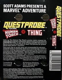 Questprobe featuring the Human Torch and the Thing - Box - Back Image