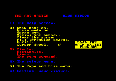 The Art-Master - Screenshot - Game Select Image