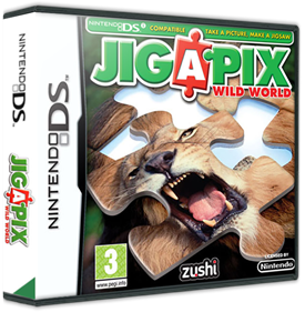 Jig-a-Pix Wild World - Box - 3D Image