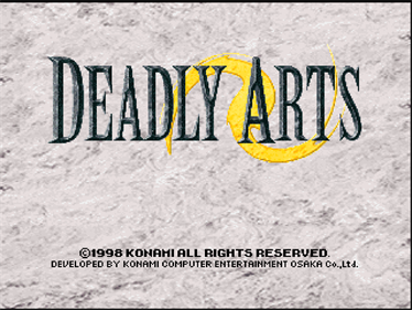 Deadly Arts - Screenshot - Game Title Image