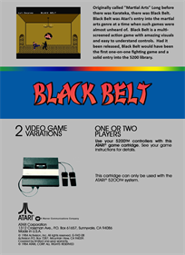 Black Belt - Box - Back Image