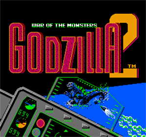 Godzilla 2: War of the Monsters - Screenshot - Game Title Image