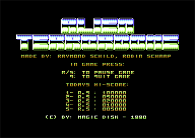 Alien Terrordome - Screenshot - Game Title Image