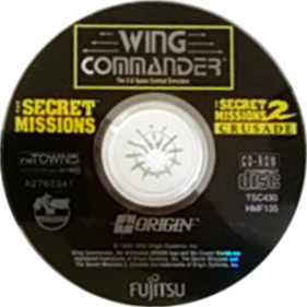 Wing Commander: The Secret Missions & The Secret Missions 2: Crusade - Disc Image