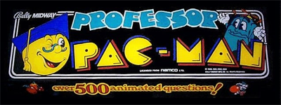 Professor Pac-Man - Arcade - Marquee Image