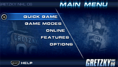 Gretzky NHL 06 - Screenshot - Game Select Image
