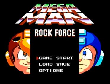 Mega Man: Rock Force - Screenshot - Game Title Image