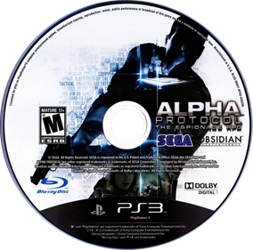Alpha Protocol: The Espionage RPG - Disc Image