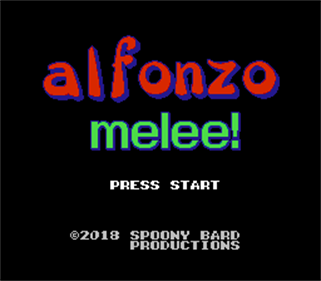 Alfonzo Melee! - Screenshot - Game Title Image
