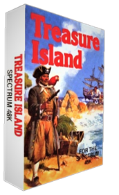 Treasure Island  - Box - 3D Image