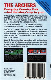 The Archers - Box - Back Image