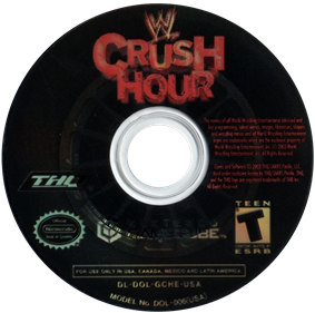 WWE Crush Hour - Disc Image