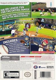 Little League World Series Baseball 2008 - Box - Back Image
