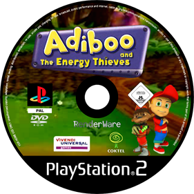 Adiboo and the Energy Thieves - Fanart - Disc Image