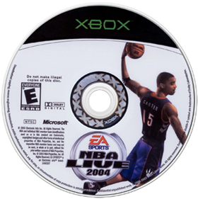 NBA Live 2004 - Disc Image