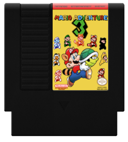 Mario Adventure 3 - Fanart - Cart - Front Image