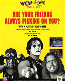 WCW Vs. nWo: World Tour - Advertisement Flyer - Front Image