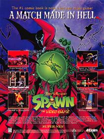 Todd McFarlane's Spawn: The Video Game - Advertisement Flyer - Front Image