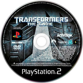 Transformers: The Game - Disc Image