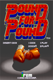 Pound for Pound - Screenshot - Game Title Image