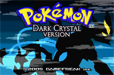 Pokémon Dark Crystal - Screenshot - Game Title Image