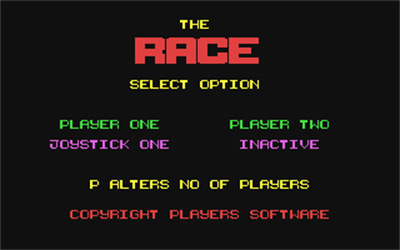 The Race - Screenshot - Game Title Image