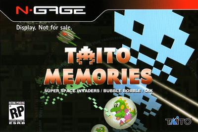 Taito Memories - Box - Front Image