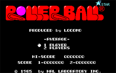 Roller Ball - Screenshot - Game Title Image