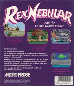 Rex Nebular and the Cosmic Gender Bender - Box - Back Image