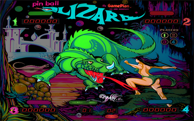 Pinball Lizard - Arcade - Marquee Image