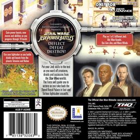 Star Wars: Jedi Power Battles - Box - Back Image