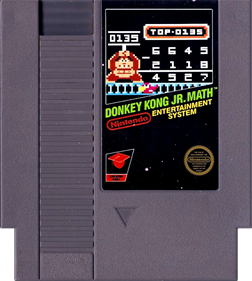 Donkey Kong Jr. Math - Cart - Front Image