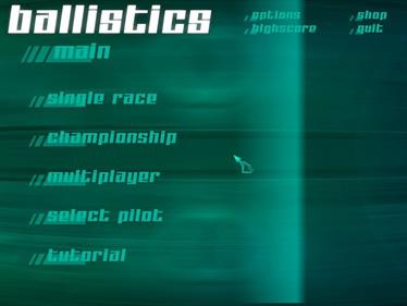 Ballistics - Screenshot - Game Select Image