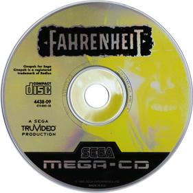 Fahrenheit - Disc Image