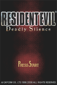 Resident Evil: Deadly Silence - Screenshot - Game Title Image