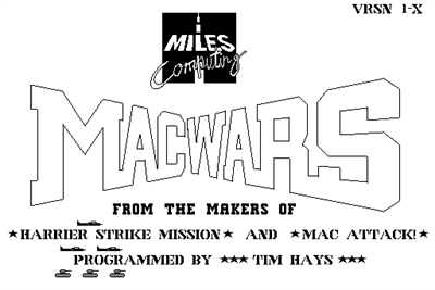 MacWars - Screenshot - Game Title Image