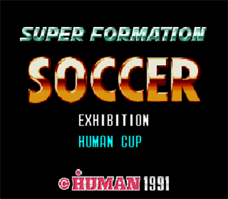 Super Formation Soccer - Screenshot - Game Title Image